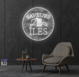saveurs 2 iles- LED Neon