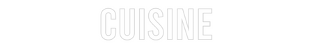 Custom Neon: CUISINE