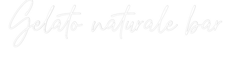 Custom Neon: Gelato natura...
