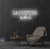 la coiffure-Néon LED