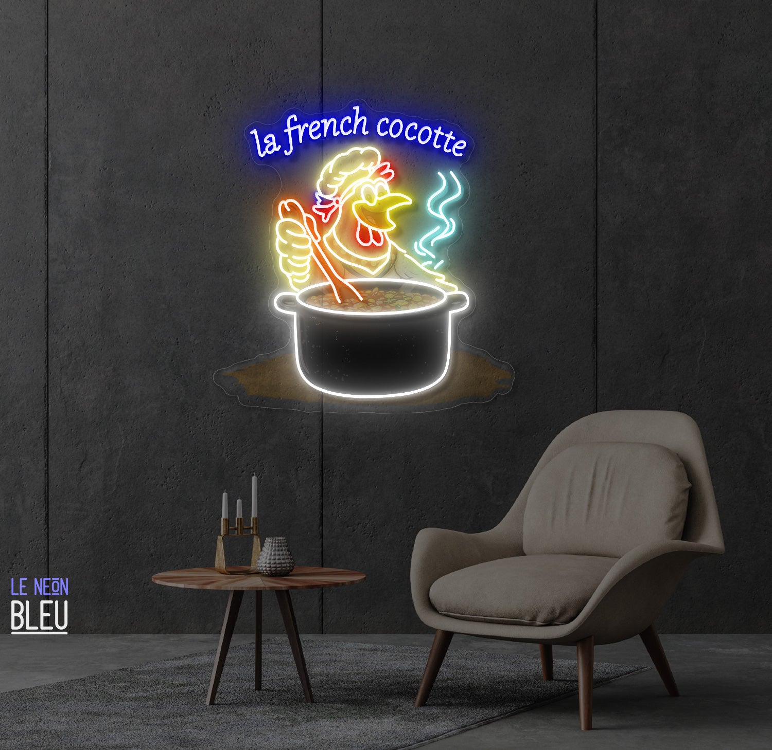 la French cocotte- Néon LED