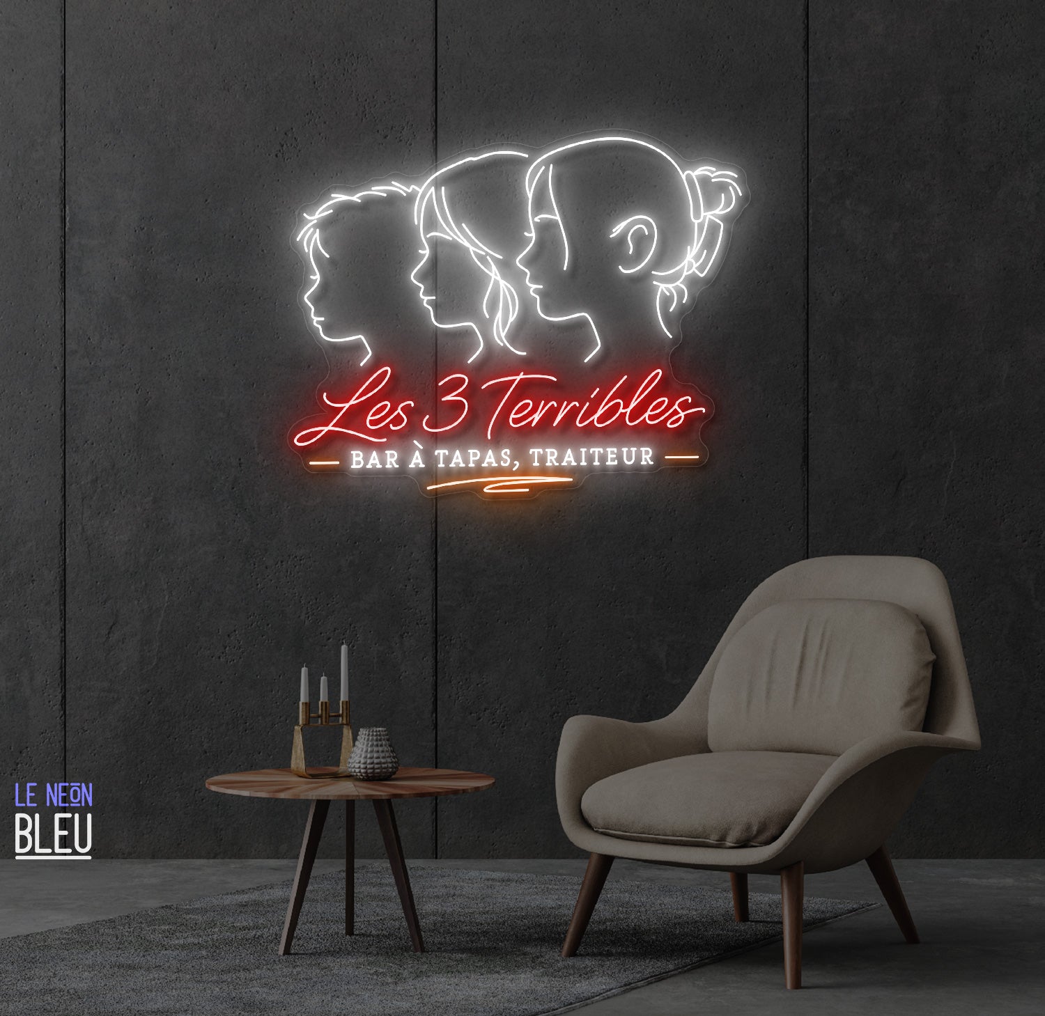 Les 3 Terribles- Néon LED