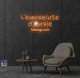 Lempreinte- Néon LED