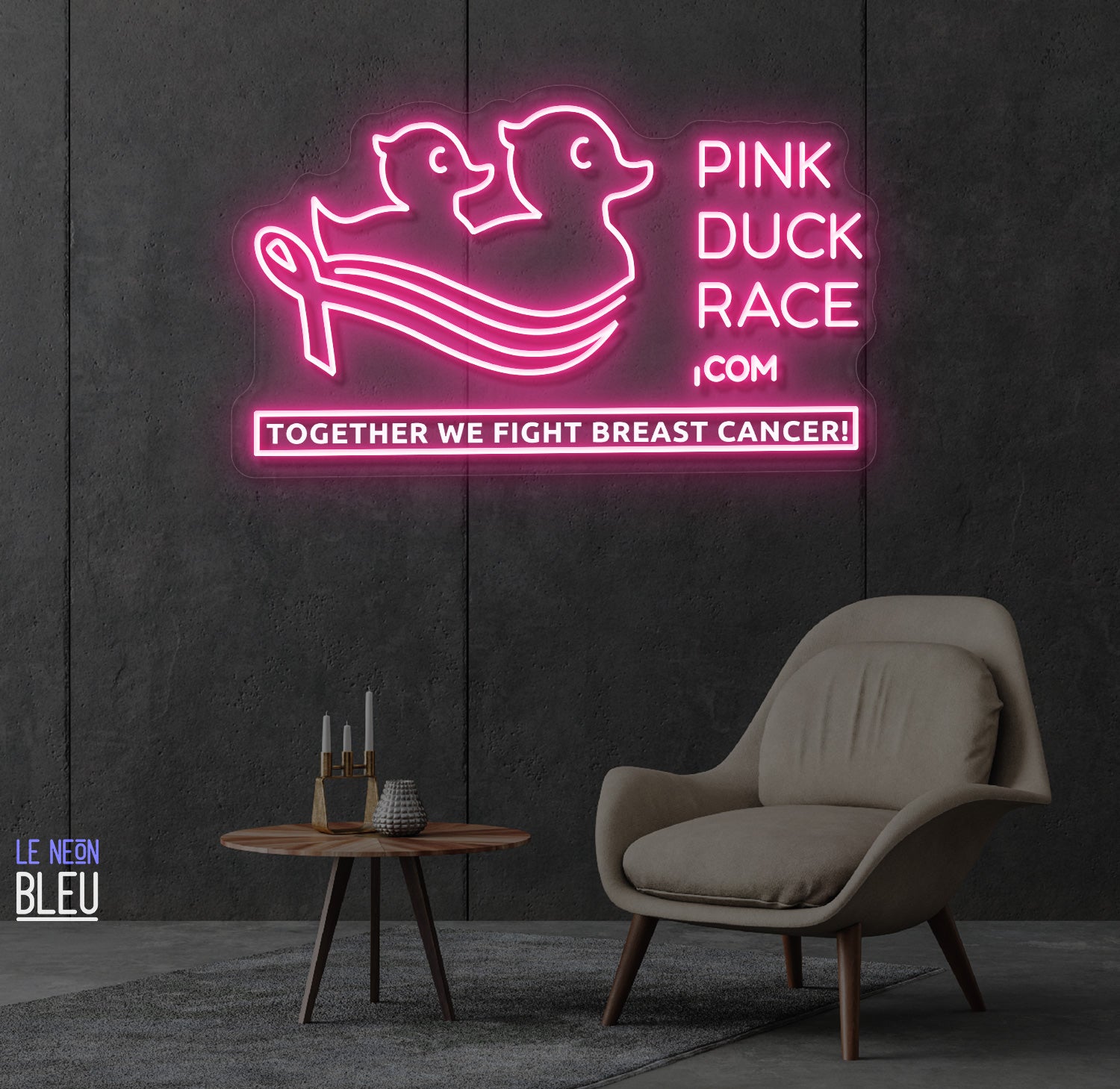 Pink duck_Neon