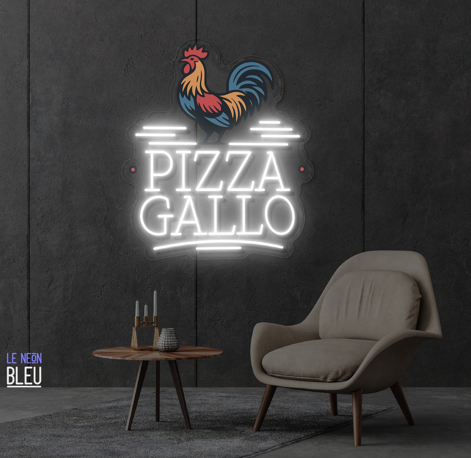 Pizza gallo-LED Neon