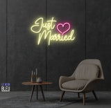 Just Married - LED Neon