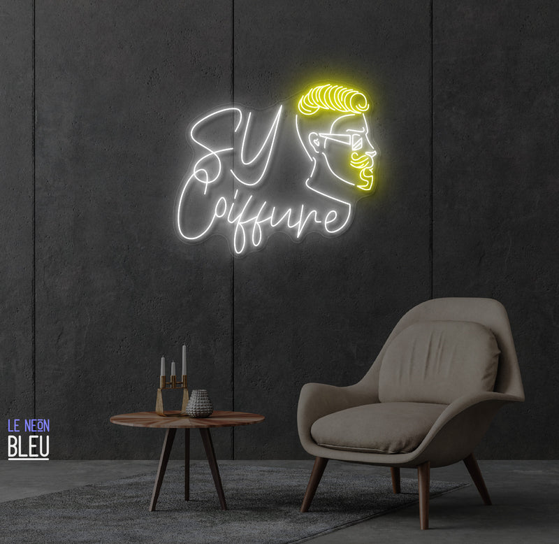Sy coiffure- Néon LED