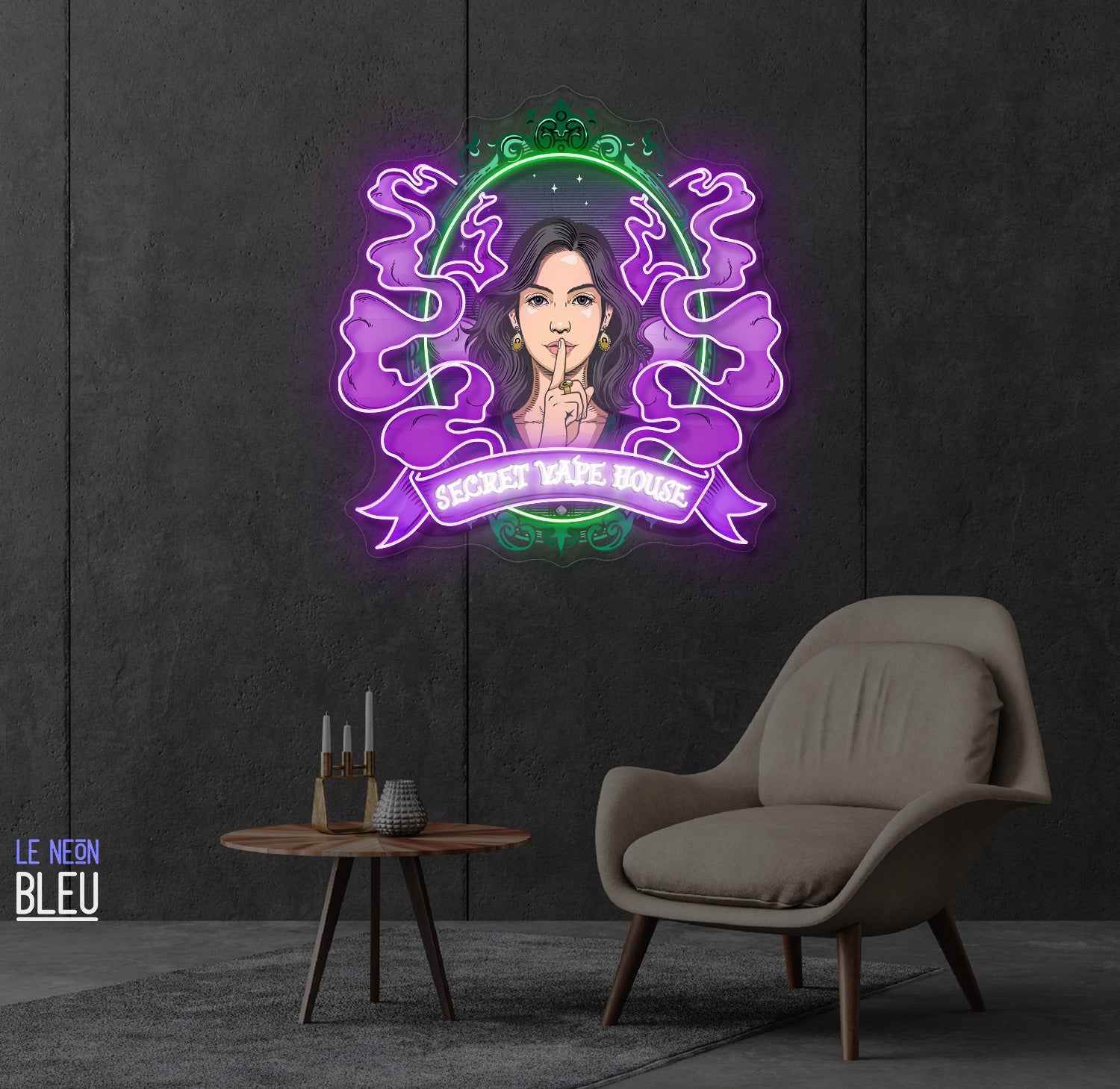 secret vape- Néon LED