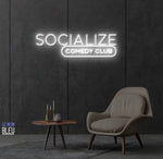 socialize - LED Neon