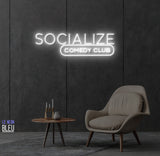 socialize - LED Neon