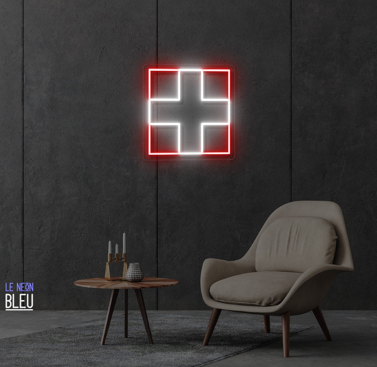 swiss Flag- Néon LED