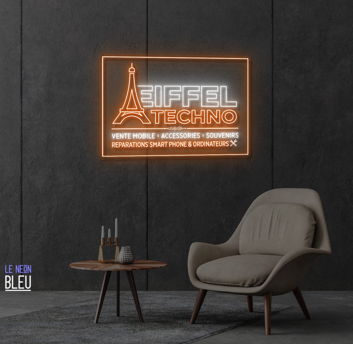 Eiffel Techno- Néon LED
