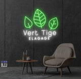 Vert tige-Néon LED