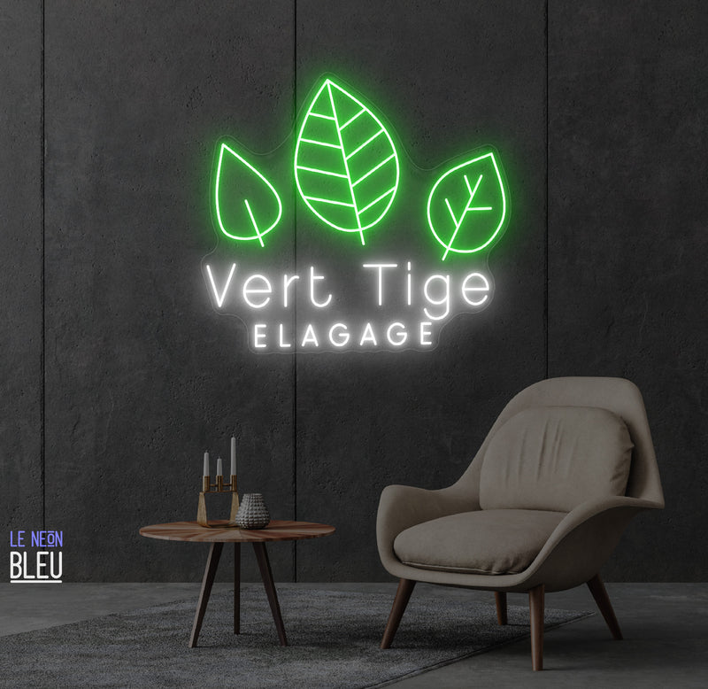 Vert tige-Néon LED