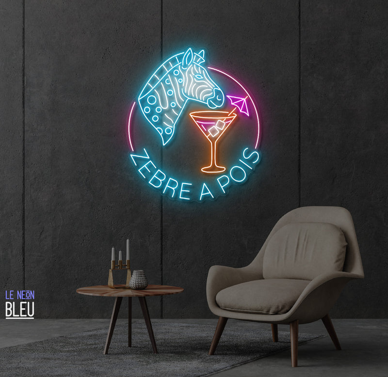 Zebre apois Néon LED