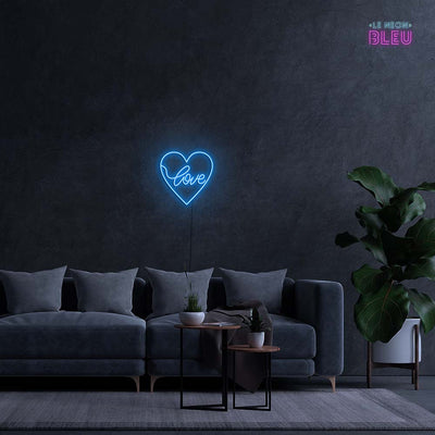 Coeur Love - Néon Mural