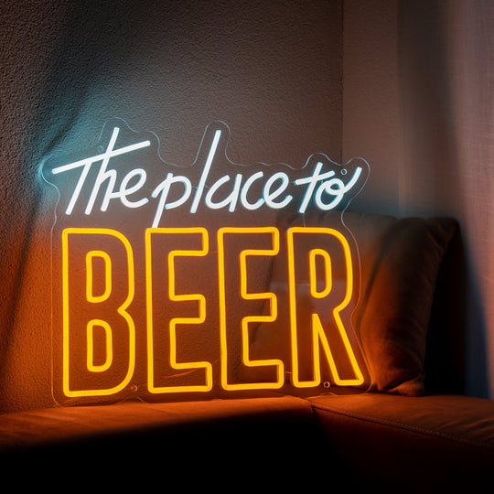 The place to Beer - Néon LED