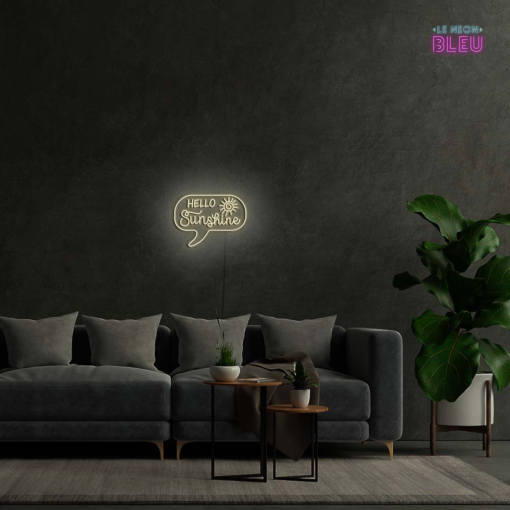 Hello Sunshine - Néon Mural