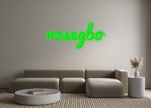 Custom Neon: rosegbo