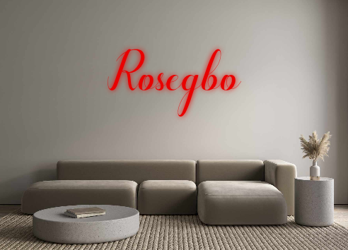 Custom Neon: Rosegbo