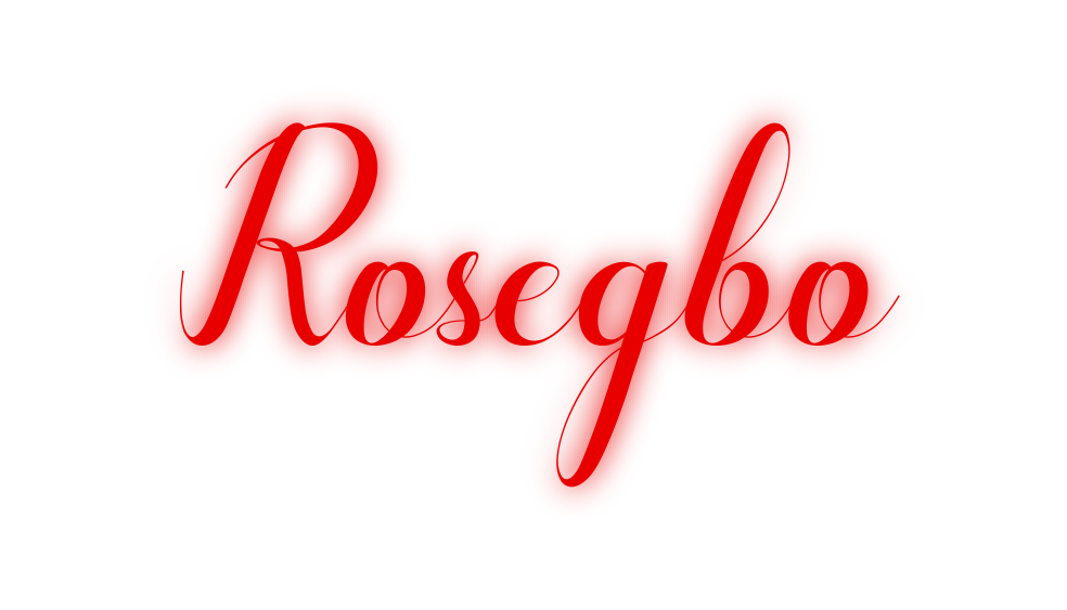 Custom Neon: Rosegbo