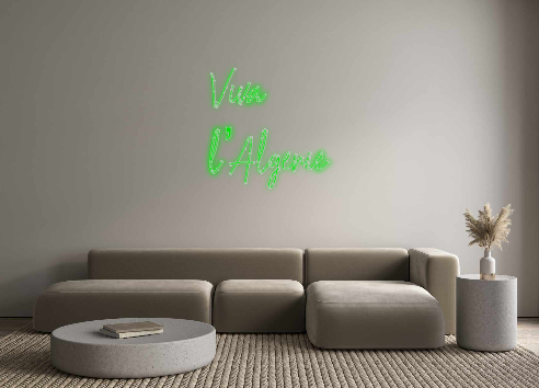 Custom Neon: Viva
l’Algerie