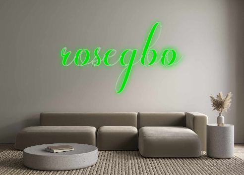 Custom Neon: rosegbo