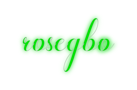 Custom Neon: rosegbo