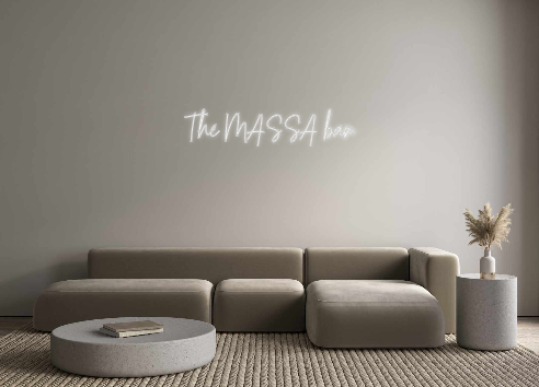 Custom Neon: The MASSA bar