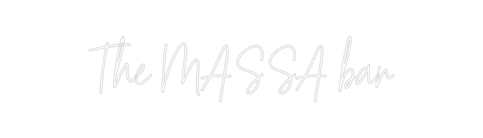 Custom Neon: The MASSA bar